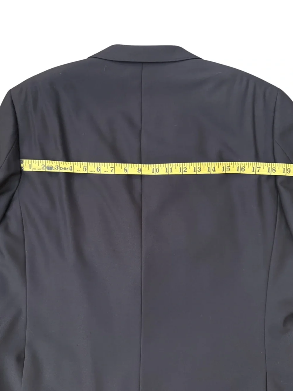 Black Brown 1826 44R Wool Sport Coat Navy Blue Italian Fabric 2-Button Blazer